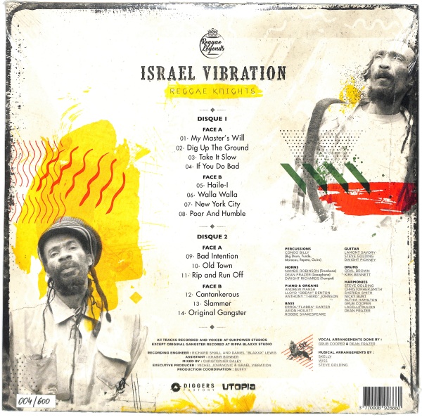 Israel Vibration - Reggae Knights 2LP EU NEW - music-space.pl