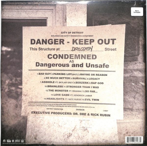 Eminem - The Marshall Mathers LP 2 2LP EU NEW - obrazek 2