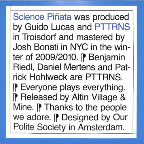 PTTRNS - Science Pinata EU EX