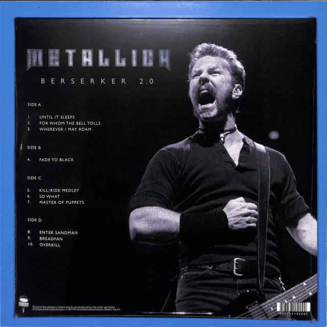 Metallica - Berserker 1.0 2LP EU MINT - obrazek 2