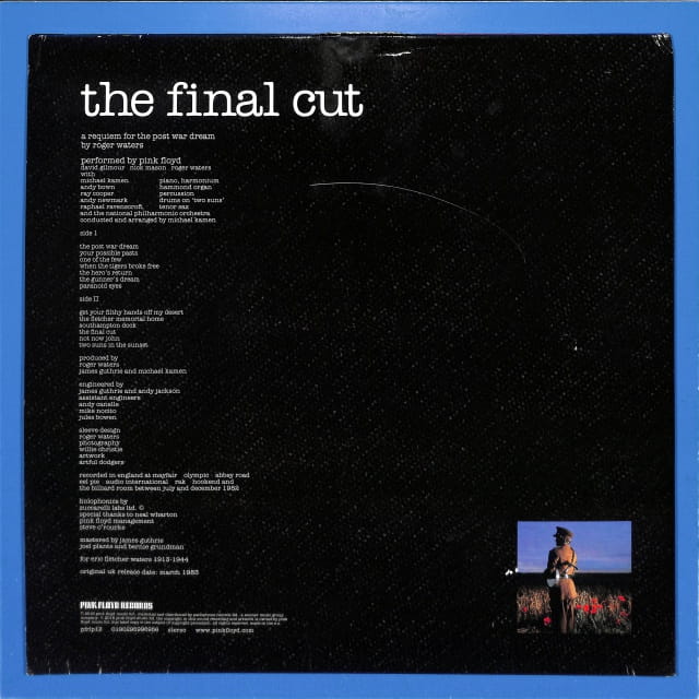 Pink Floyd - The Final Cut EU EX - obrazek 2