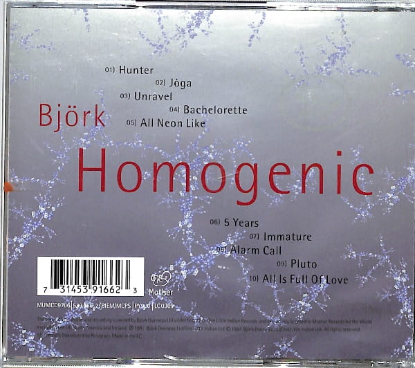 Bjork - Homogenic EU 3+ - obrazek 2