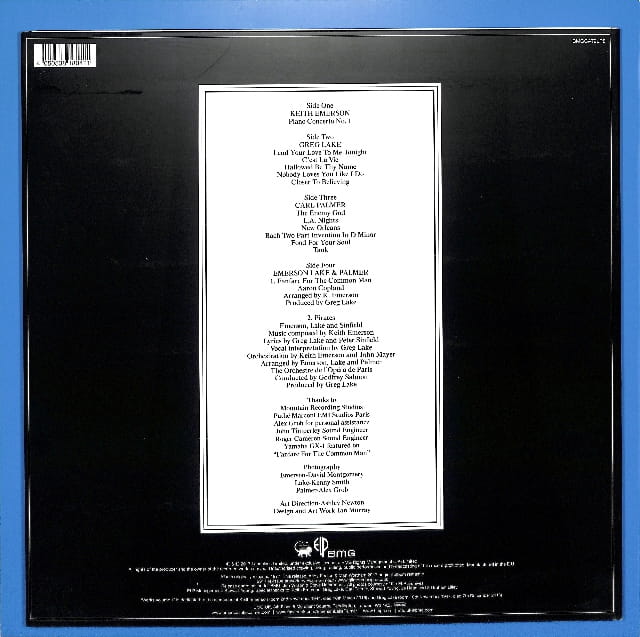 Emerson, Lake, Palmer - Works Volume 1 2LP EU EX - obrazek 2