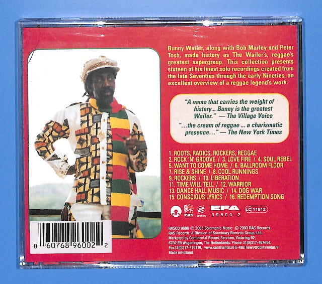 Bunny Wailer - Retrospective EU (5-) - obrazek 2