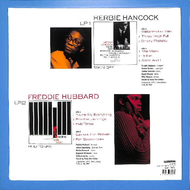 Hancock Hubbard - Takin' Off / Hub-Tones 2LP MINT - obrazek 2