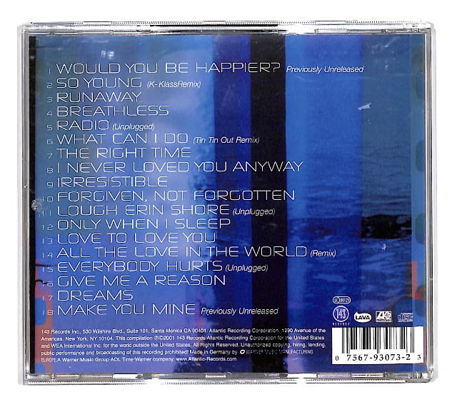 The Corrs - Best Of The Corrs EU 5- – płyta CD, okładka tył