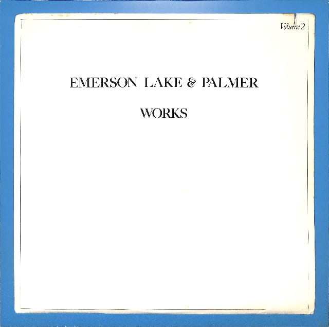 Emerson, Lake, Palmer - Works Volume 2 US EX