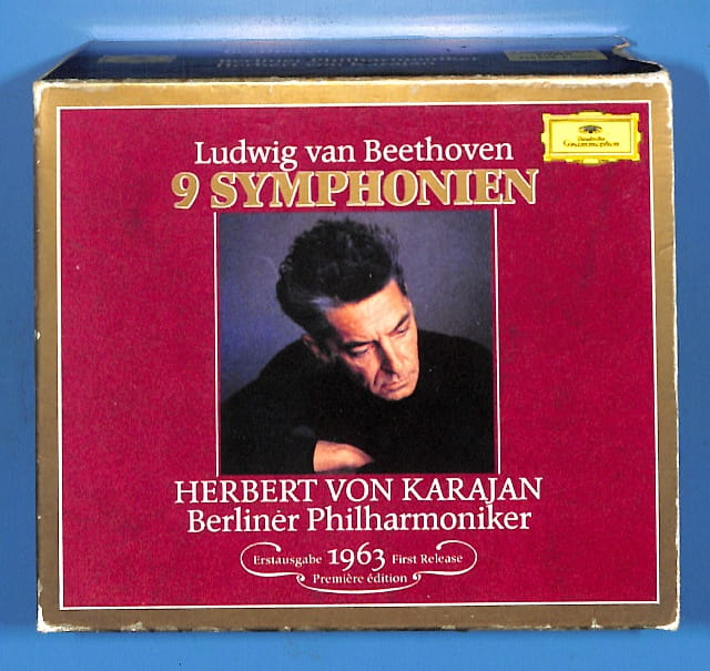 Beethoven - 9 Symphonien Karajan 5CD BOX EU 5-