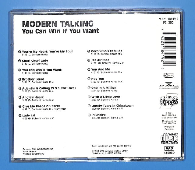 Modern Talking - You Can Win If You Want EU 4 - obrazek 2