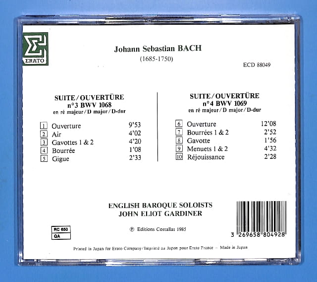 Bach - Ouverturen / Suites - John Gardiner EU 5- - obrazek 2