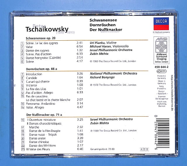 Tchaikowsky - Nussknacker - Zubin Mehta EU 5- - obrazek 2