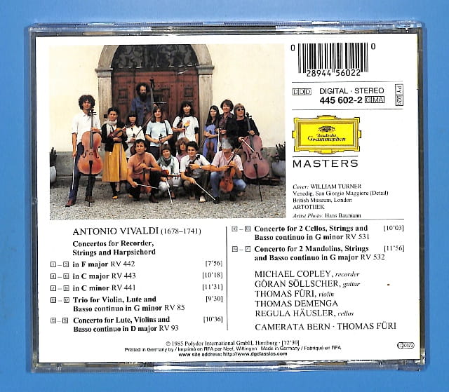 Vivaldi - Concerti - Camerata Bern EU 3+ - obrazek 2