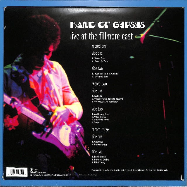 Hendrix - Live At The Fillmore East 3LP US EX - obrazek 2
