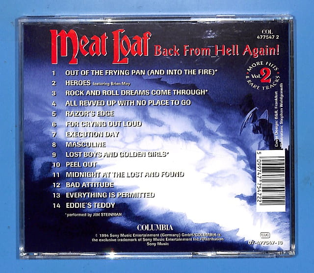 Meat Loaf - Back From Hell Again Vol.2 EU 5- - obrazek 2