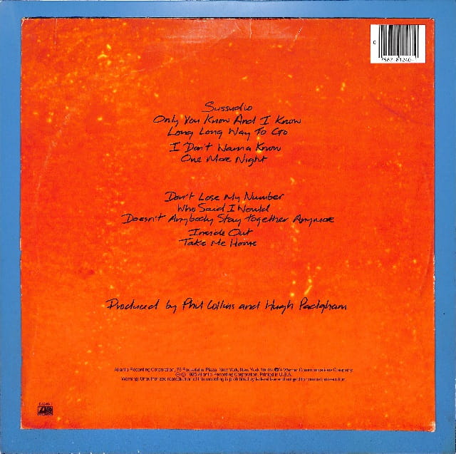 Phil Collins - No Jacket Required VG+ - obrazek 2