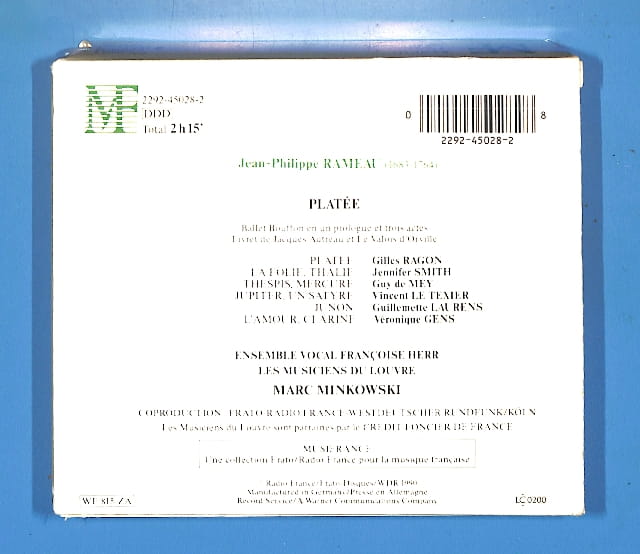Rameau - Platee 2CD EU 5- - obrazek 2