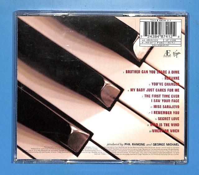 George Michael - Songs From Last Century EU 4 – płyta CD, okładka tył