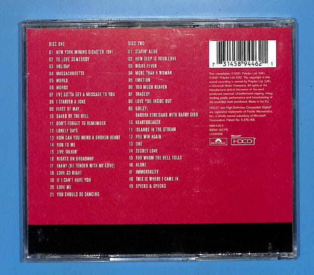 Bee Gees - Their Greatest Hits: The Record 2CD EU 4 - obrazek 2