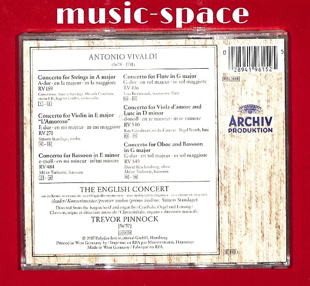 Vivaldi - Concerti - L'Amoroso EU 3+ - obrazek 2