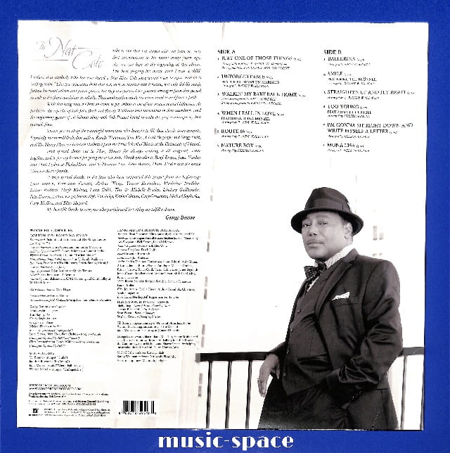 George Benson - A Tribute To Nat King Cole EU EX – płyta winylowa, okładka tył