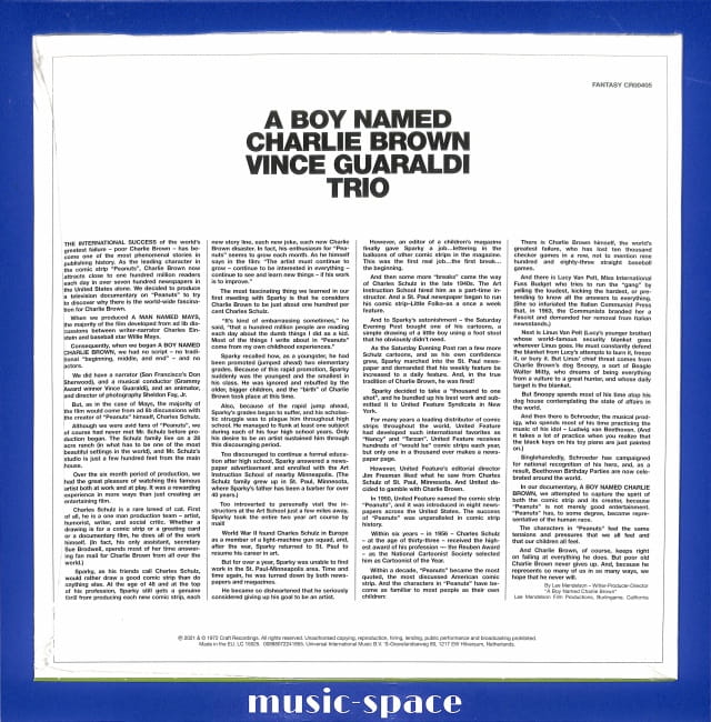 Vince Guaraldi Trio - A Boy Named Charlie.. EU NEW - obrazek 2
