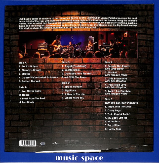 Jeff Beck - Live At Ronnie Scott's 3LP EU VG+ - obrazek 2