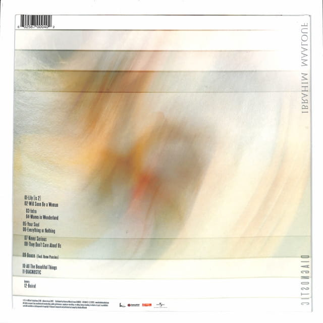 Ibrahim Maalouf - Diagnostic 2LP EU VG+ – płyta winylowa, okładka tył