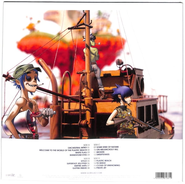 Gorillaz - Plastic Beach 2LP EU EX - obrazek 2