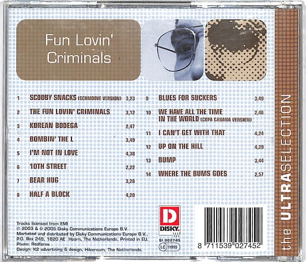 Fun Lovin' Criminals - The UltraSelection EU 3+ - obrazek 2
