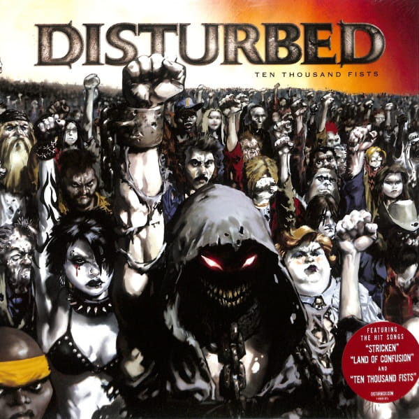 Disturbed - Ten Thousand Fists EU NEW – płyta winylowa, okładka przód