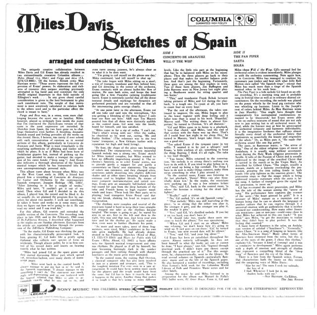 Miles Davis - Sketches Of Spain EU VG+ - obrazek 2