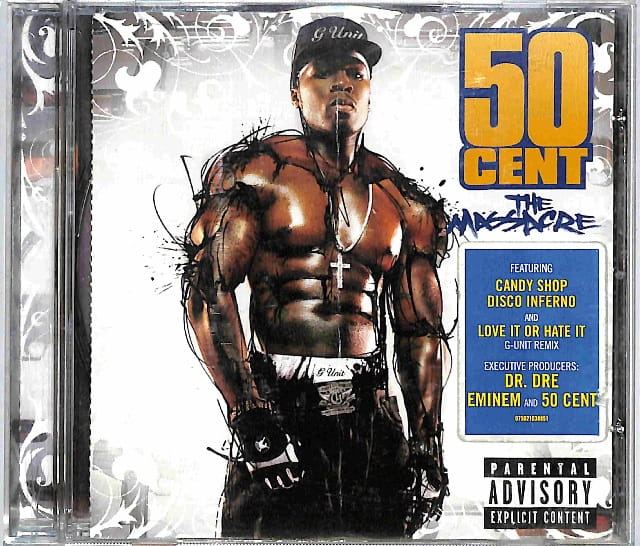 50 Cent - The Massacre EU 3 – płyta CD, okładka przód