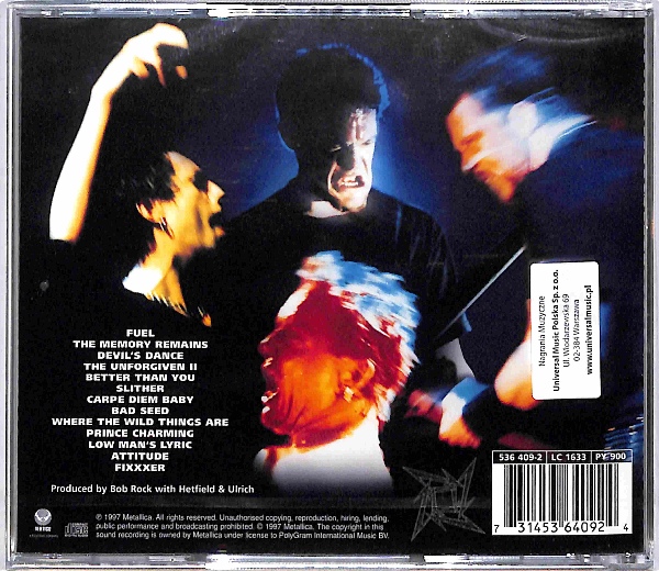 Metallica - Reload EU NEW - obrazek 2
