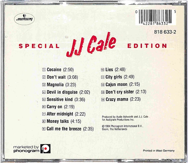 J.J. Cale - Special Edition EU 4 - obrazek 2