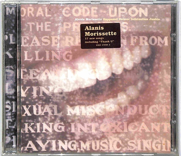 Alanis Morissette - Supposed Former Infatuation Junkie EU 4 – płyta CD, okładka przód
