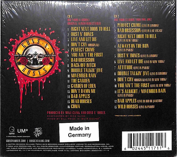 Guns N' Roses - Use Your Illusion I EU NEW - obrazek 2