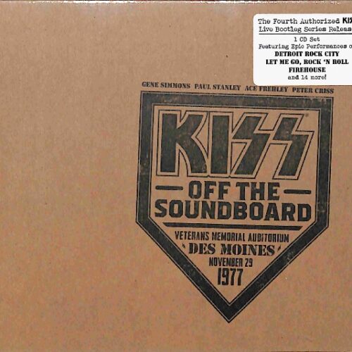 Kiss - Off The Soundboard  - Des Moines November 29 1977 EU NEW