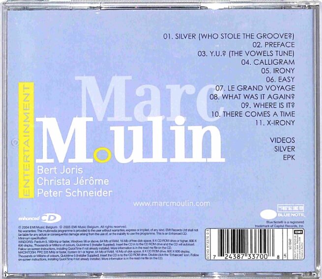 Marc Moulin - Entertainment EU 5-  Blue Note - obrazek 2