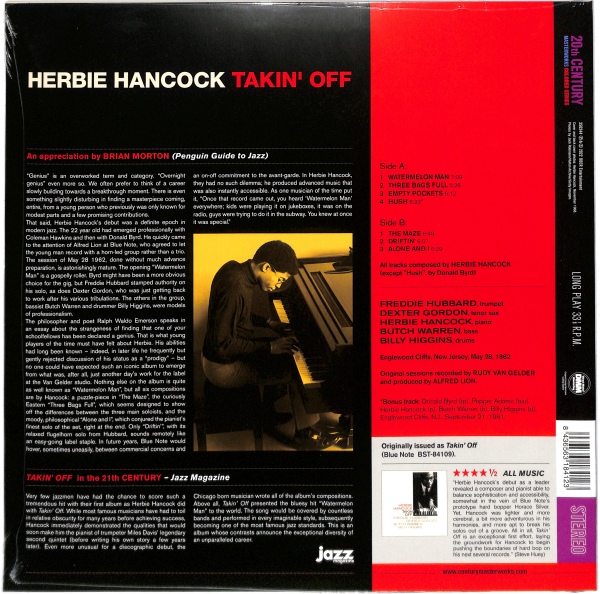 Herbie Hancock - Takin' Off EU NEW Red Vinyl - obrazek 2