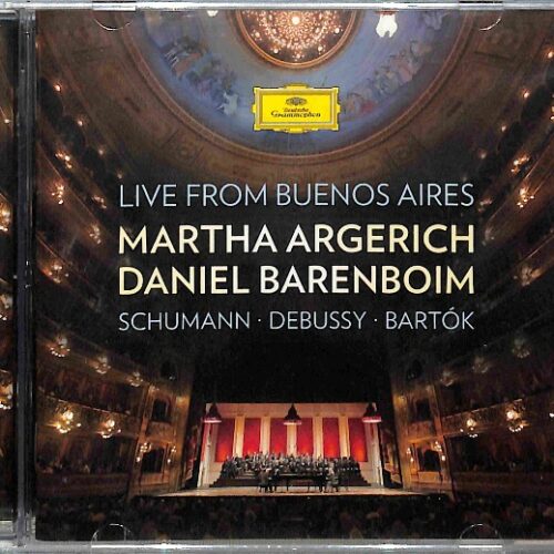Schumann, Debussy, Bartok - Martha Argerich Live From Buenos Aires EU NEW