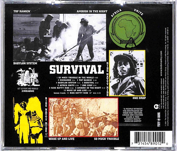 Bob Marley & The Wailers - Survival EU NEW Definitive Remasters - obrazek 2