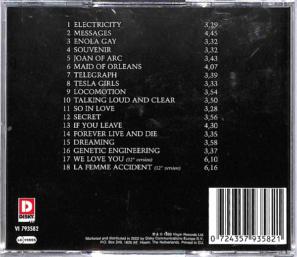 Orchestral Manoeuvres In The Dark - The Best Of OMD EU 5- - obrazek 2