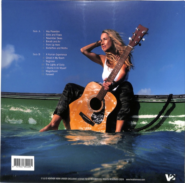 Heather Nova - Breath And Air EU NEW Green Vinyl – płyta winylowa, okładka tył