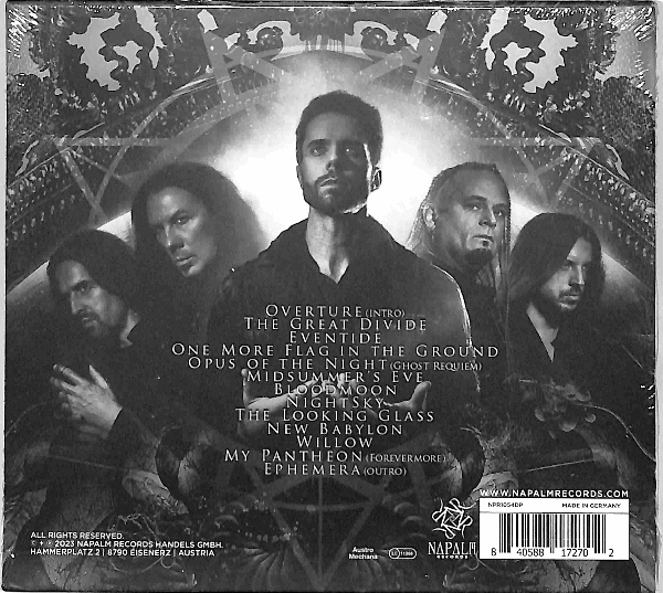 Kamelot - The Awakening EU NEW – płyta CD, okładka tył