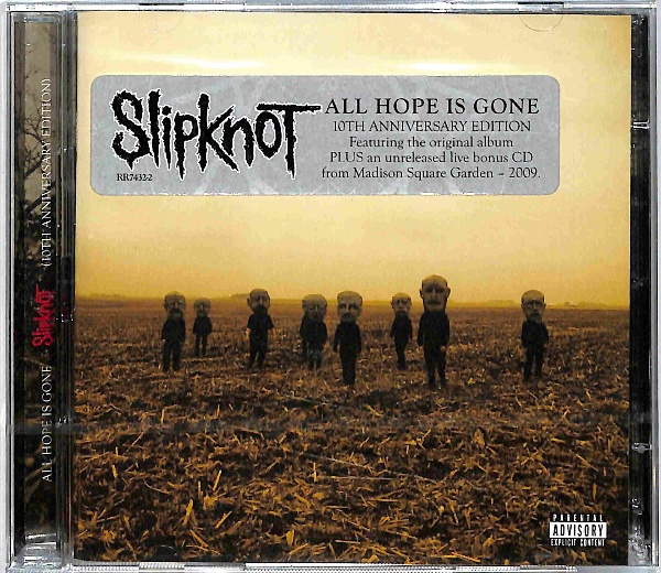 Slipknot - All Hope Is Gone 2CD EU NEW 10th Anniversary Edition – płyta CD, okładka przód