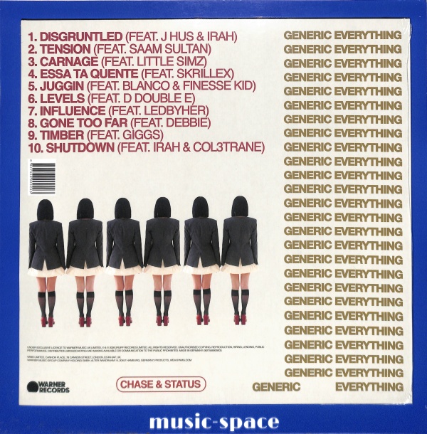 Chase & Status - Generic Everything EU NEW – płyta winylowa, okładka tył